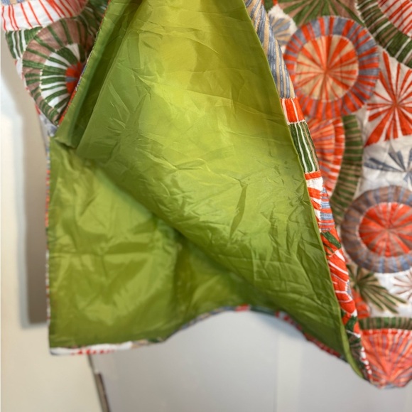 Frances Valentine Hostess Quilted Maxi Skirt Starburst Print-NWOT | 3X - Picture 13 of 15